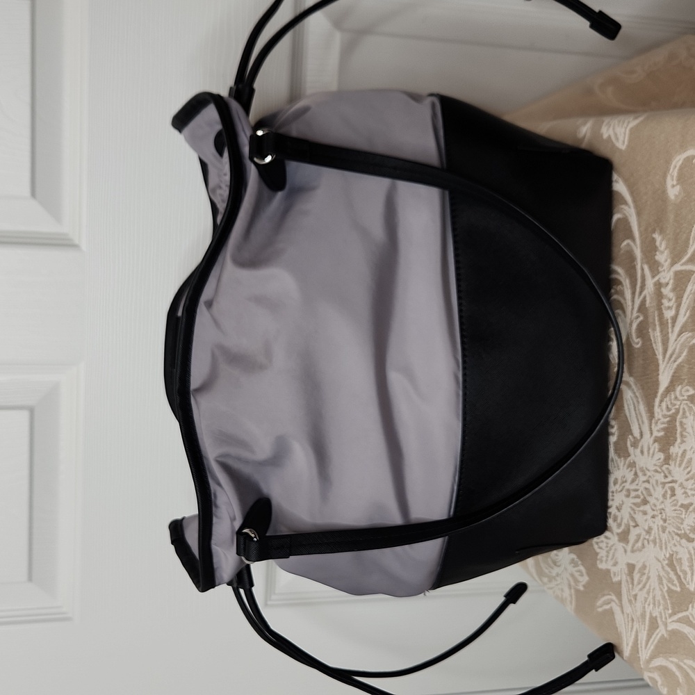 Radley London Dane Park medium tote open top nylon gray and black - Picture 6 of 16